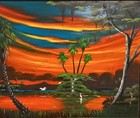     smitty- Florida Highwaymen Style  Oil Painting  Indian River Artist 