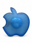 Apple Computer  Inc  Blue Apple Logo Mac Os Analog Metal Desk Clock W  Box
