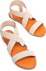Rekayla Women s Flat Elastic Gladiator Sandals Strappy Comfort Shoes Size 9