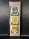 Del Monte Forest Pebble Beach License Plate Gate Pass Badge 1981-83 Framed Bonus