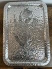 Vintage Rodney Kent Hammered Aluminum Tray Tulip Hand Wrought 16 x 11 5 