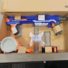      New In Box Hasbro Nerf N-strike Elite Dart Blaster 98697 With Drum Magazine