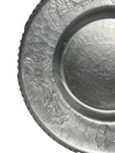 Vintage Faberware Hammered Wrought Aluminum Tray  Morning Glory Pattern
