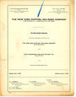 Vtg New York Central Railroad Co  Chesapeake And Ohio Railway Train Collectible
