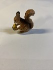 Antique Cold Painted Bronze Squirrel Figure Holding A Nut