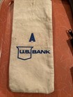 Vintage Lot Of 6 Canvas   Vinyl Bank Bags