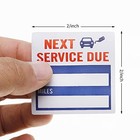 600 Pieces Oil Change Stickers  2 X 2 Inches Oil Change Reminder Stickers Next 