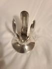 Antique Torpedo Soda Bottle Stand  Meriden Silverplate Rare