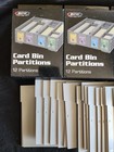 Lot Of 83 Bcw Card Bin Petitions Dividers 4 Sealed Packs Of 12