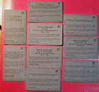 9 Telephone Cards Brazil South America From The Series Museus New Unused A25