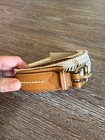 Burberry Nwt Leather Rope Webbing Belt 35mm