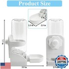 Kathson Rabbit Water Dispenser For Cage 17 Oz Hanging Guinea Pig Water Bottle
