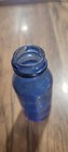 Vintage Emerson Drug Co Bromo Seltzer Blue Glass Apothecary Bottle Antique