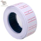 10 Rolls 5000pcs White Red Line Tags Labels Refill Mx-5500 Gun Price Sticker