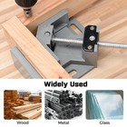 Huachuanghc Corner Clamp 4pcs 90 Degree Right Angle Clamp Adjustable Aluminum