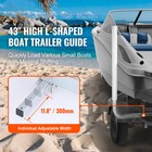 2pcs Boat Trailer Guide-on 43  Trailer Post Pole Kit W pvc Tube Covers
