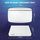 Digital Baby Weighing Scale With Height Meter   Baby Tray