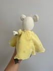Rare Vintage American Girl Angelina Ballerina Mouse Plush In Yellow Dress