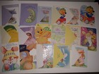 Easter Lot Of 17 Vintage Greeting Cards Easter Cards New   Unused 