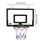 Mini Basketball Hoop Set Indoor Door Wall Mounted Game Kids Adults Sport  