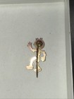 Vtg Reddy Kilowatt Red Enameled   Gold Toned Stick Pin   Lapel   Hat Pin M r 
