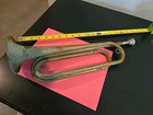 Vintage Us Regulation Brass Military Bugle Horn W mouthpiece  Made In Usa