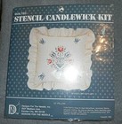 Designs For The Needle Quilted Stencil candlewick Kit  5001 12  Flowers Pillow 