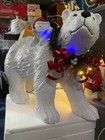 Huge Led Polar Bear   Baby Bear