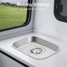 Small Stainless Steel Narrow Rectangle Undermount Sink Compact Bar Sink Kitchen