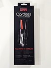 Kiss Cordless Flat Iron Rouge Hair Straightener Travel Friendly 3 4  New In Box