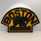 Boston Bruins 3d Printed Sign Black Gold Hockey Wall Decor Man Cave