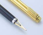 Parker 180 Metal Gold Plated With Nib 14k Gold Medium - Vintage 1980