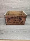 Vintage Wooden Wood Soda Crate 7 Up Los Angeles