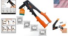 Complete Rivet Gun Toolkit - 200 Rivets   Heavy-duty Design For Professionals