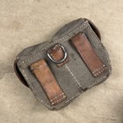 Yugoslavian Mauser Canvas And Leather 2 Pocket Ammo Pouch Army Military Original
