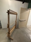 Vintage Large Wooden Upright Rug   Tapestry Weaving Loom     Floor Standin