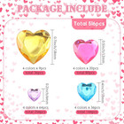516 Pcs Acrylic Rhinestone Crystal Gems Rhinestone Flat Back 18mm 12mm 10mm 6mm 