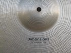 20  Paiste Dimensions Medium Ride Cymbal - Excellent Condition From 2001