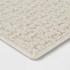 2 x7  Washable Solid Machine Tufted Runner Rug Tan - Made By Design