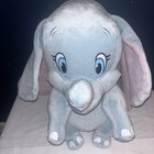 Disney Dumbo Elephant Ty 16  Stuffed Animal Plush  Grey