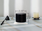 24 Pack Candle Tins 8 Oz With Lids And Labels For Candle Making Black Containers