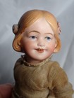 Rare Antique German Goebel Character Bisque Head Doll 6  Original Outfit Dress