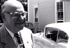 Original Old Vintage Antique Photo Pictures Car Salesman Outdoors 1958 Lot Of 2