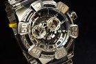 Invicta Shaq 52mm Chronograph Men s Watch Swiss Movement Black steel W  Shaq Box