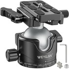 46mm Low Profile Heavy Duty Tripod Ball Head With Quick Release Plate For Dslr 