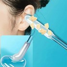 24pcs Disposable Silicone Ear Wax Remover Sticky Earpick S l Cleaner Set - New