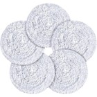Tioncy 5pcs 17 Inch Carpet Scrubber Bonnets  Rayon Blend Rotary Floor Buffer Pa