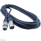 10pack 3pin Xlr Male To Female Mic Microphone Cables Pro Audio Cords 35ft Foot