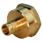 Bag Of  20  1-1 4  X 1-1 4  Pexworx Brass Pex Crimp Female Adapter