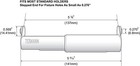 Teravan Extender For Extra Large Toilet Paper Rolls  gold  Pack Of 2 